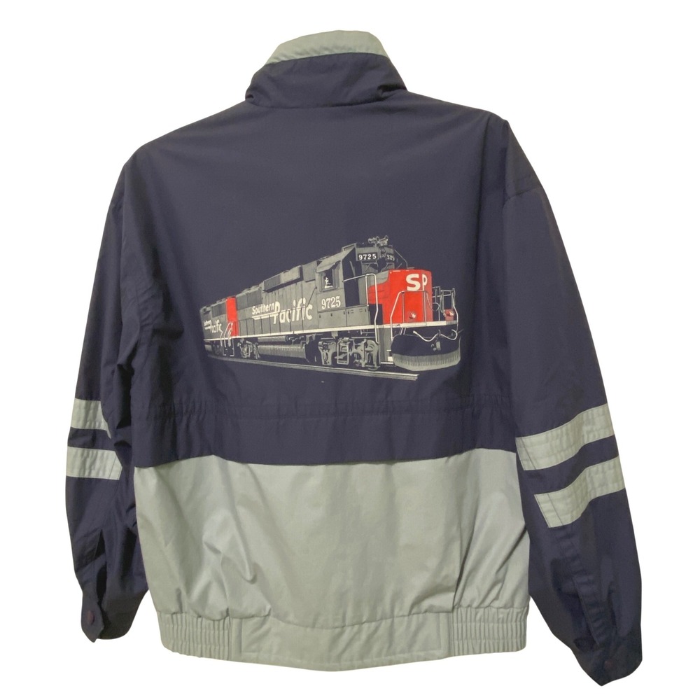 Vtg 90s Members Only Southern Pacific Railroad Train Jacket Mens 40 Americana